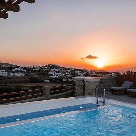 Sunset Views - George Iv, With Private Pool Close To Town Mykonos Town