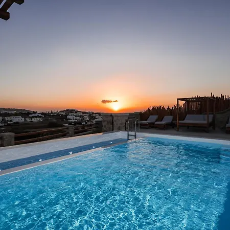 Sunset Views - George Iv, With Private Pool Close To Town Mykonos Town
