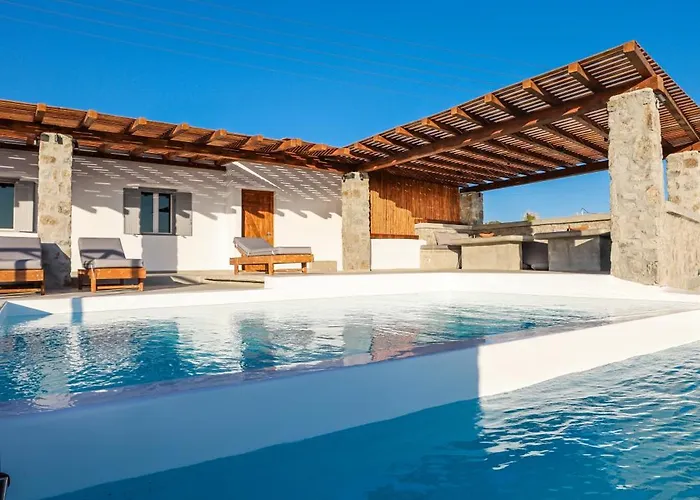 Villa Sunset Views - George Iv, With Private Pool Close To Town Mykonos Town