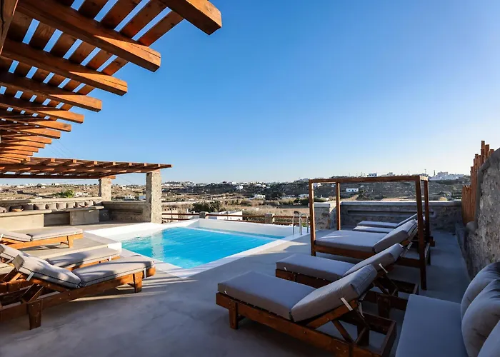 Sunset Views - George Iv, With Private Pool Close To Town Villa Mykonos Town