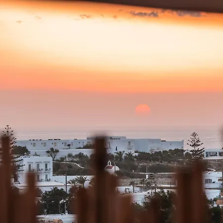 Sunset Views - George Iv, With Private Pool Close To Town Вилла Mykonos Town