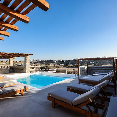 Sunset Views - George Iv, With Private Pool Close To Town Вилла Mykonos Town